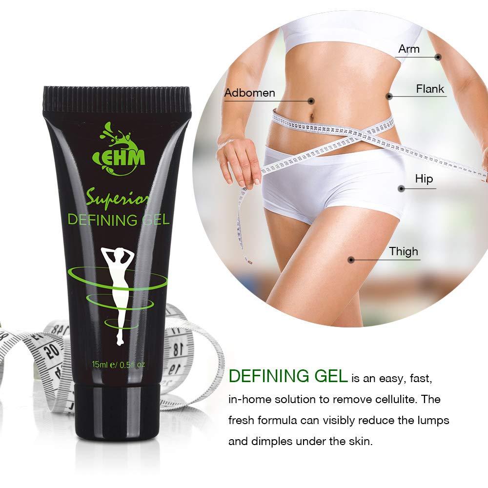 EHM EHM Ultimate Defining Body Gel Applicator Lipo Gel Cream it Works For Firming Toning Contouring 15ml (0.5fl oz)
