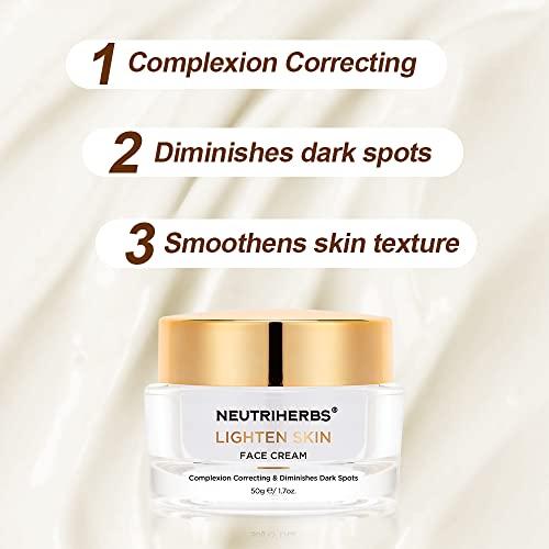 Neutriherbs Neutriherbs Dark Spot Remover Corrector, Skin Lightening Cream, Skin Bleaching for face, underarms, elbows&privates, with Vitamin C, Symwhite 377, Ideal for Face Moisturizer Cream 50g/1.7oz
