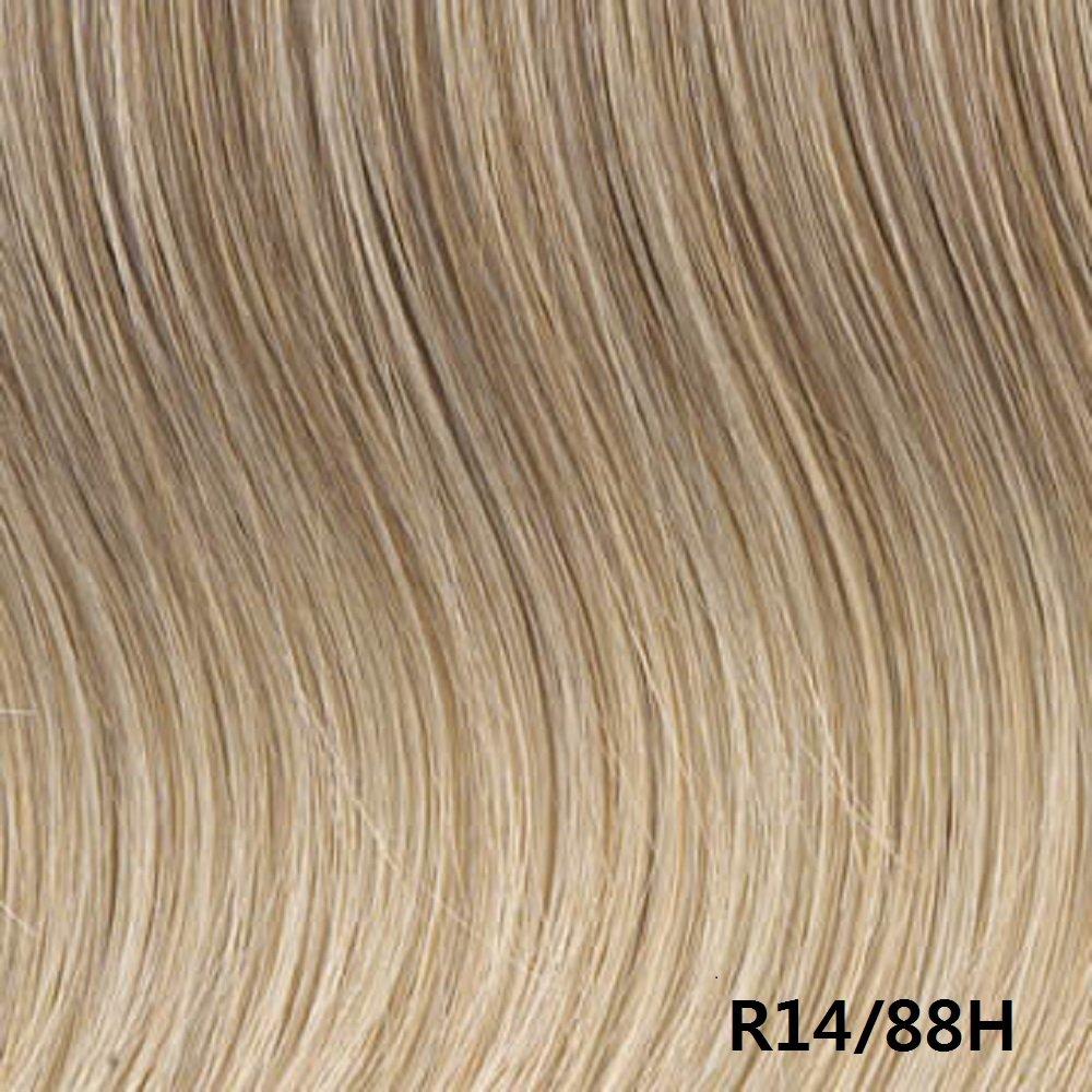 Raquel Welch Raquel Welch 100% Human Hair Face Framing 7\" Bangs by Hairuwear, R14/88H Golden Wheat