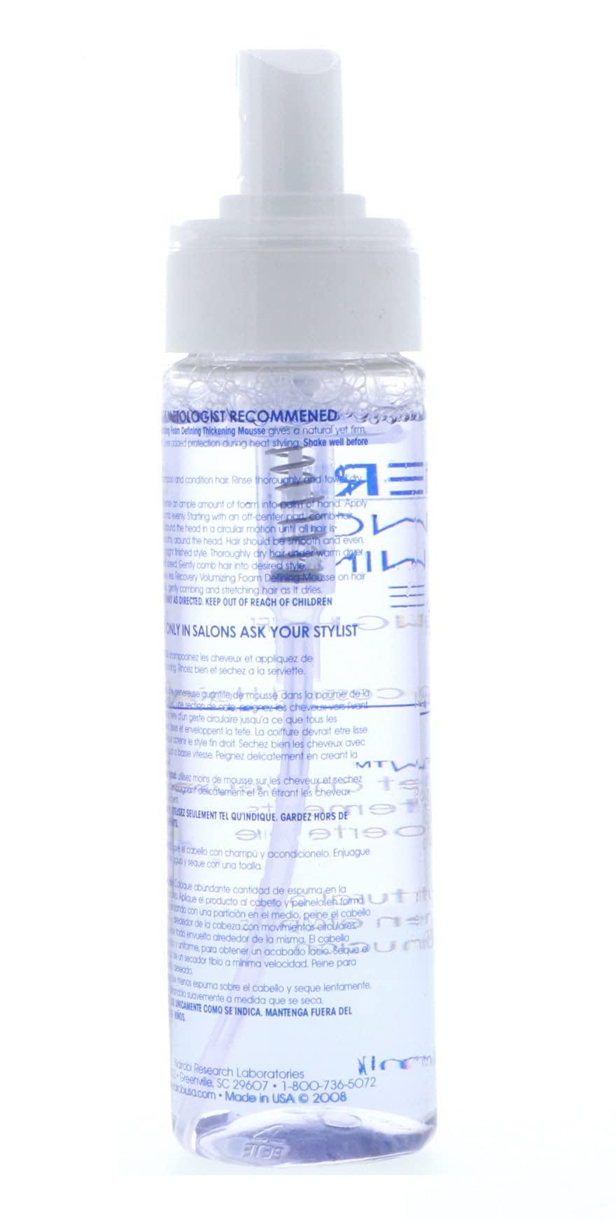 Nairobi Nairobi Recovery Volumizing Foam Defining Mousse Unisex, 8 Ounce