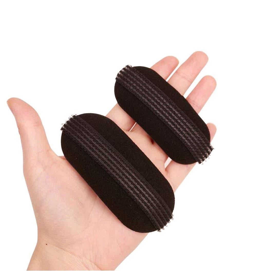 ericotry Ericotry 10PCS Black Sponge Foam Bump Up Hair Clips, Volumizing Hair Inserts, Magic Hair Barrettes, Volume Makers and Hair Pads for Women Girls