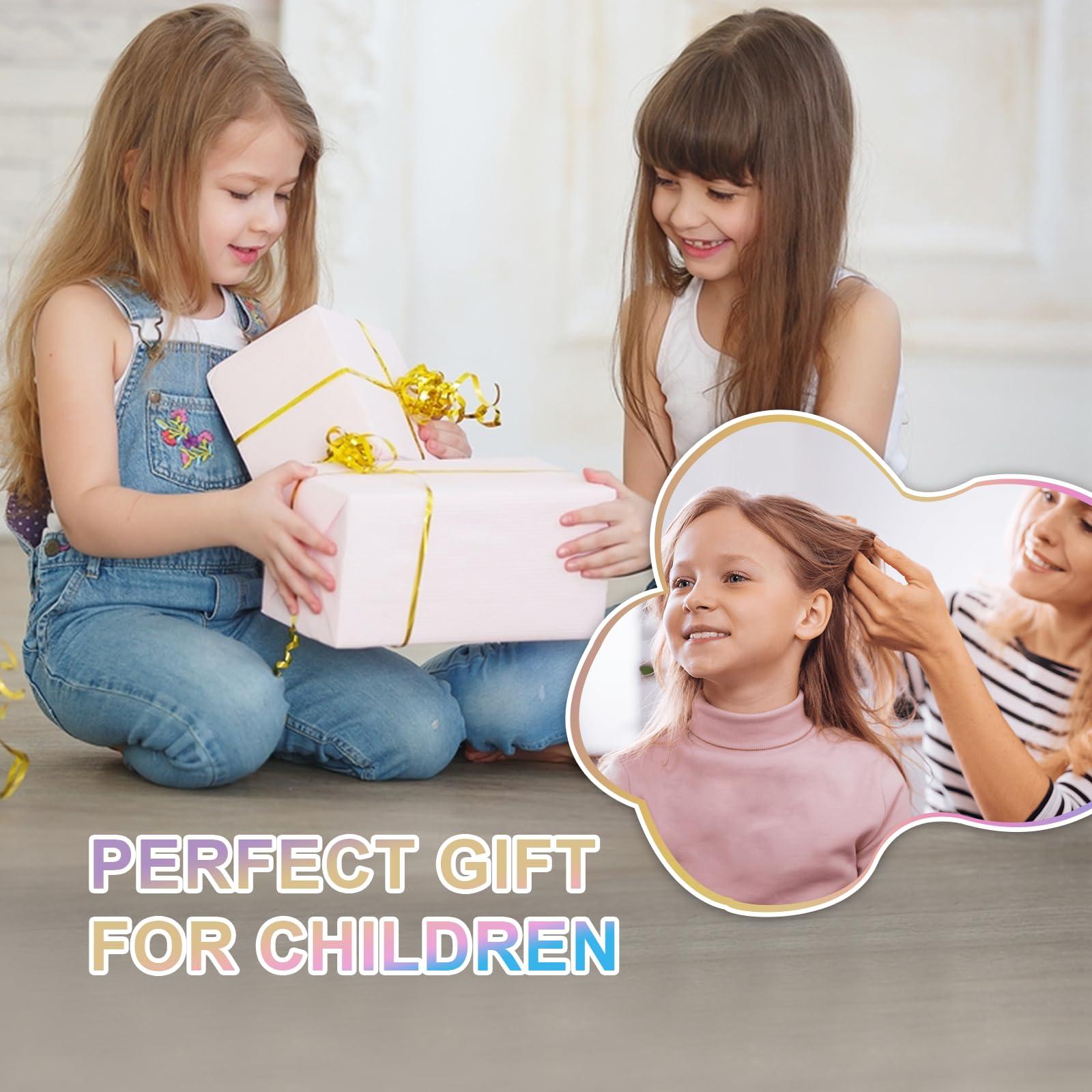 oditton oditton 1000 PCS Soft Elastic Hair Ties - Mini Toddler Braids Ponytail Holders, Mini Rubber Bands, for Infant Girls, Kid Braids, Jelly and Black