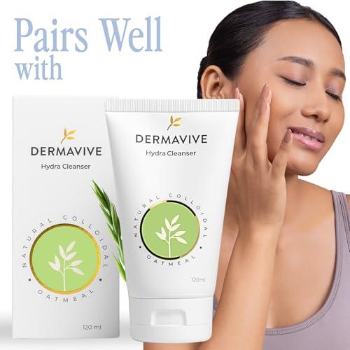Dermavive Dermavive Vitamin E & Colloidal Oatmeal Moisturizing Face & Body Lotion - Hydrating pH-Balanced Moisturizer for Dry Skin - Suitable for Kids, Teens & Adults, 120ml (4.05 fl oz)