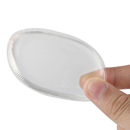 Boolavard Boolavard® 2 Pack Silicone Makeup Sponge [Washable] Premium Quality - Gel Foundation Makeup and Puff BB - Best Silisponge Cosmetic Beauty Tools Blender [Clear]