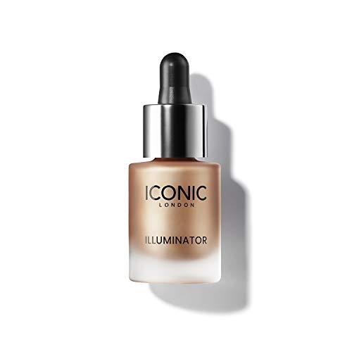 ICONIC LONDON ICONIC LONDON Illuminator | Liquid Highlighting Drops for a Radiant Glow, Cruelty-Free, Vegan Makeup, Original (Champagne Shimmer) 0.45 Fl oz