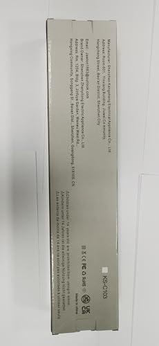 JAETON Curling Wand Iron, 1.25 Inch Tapered Curling Wand Large Ceramic Barrel for Natural Curls, Adjustable Temperature, Includes Glove