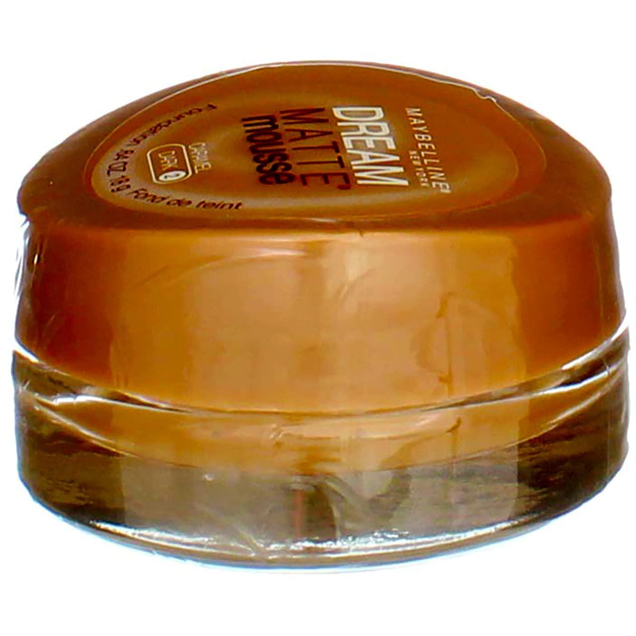 MAYBELLINE Maybelline Dream Matte Mousse Foundation, Caramel, Dark, 0.64 oz (Pack of 4)