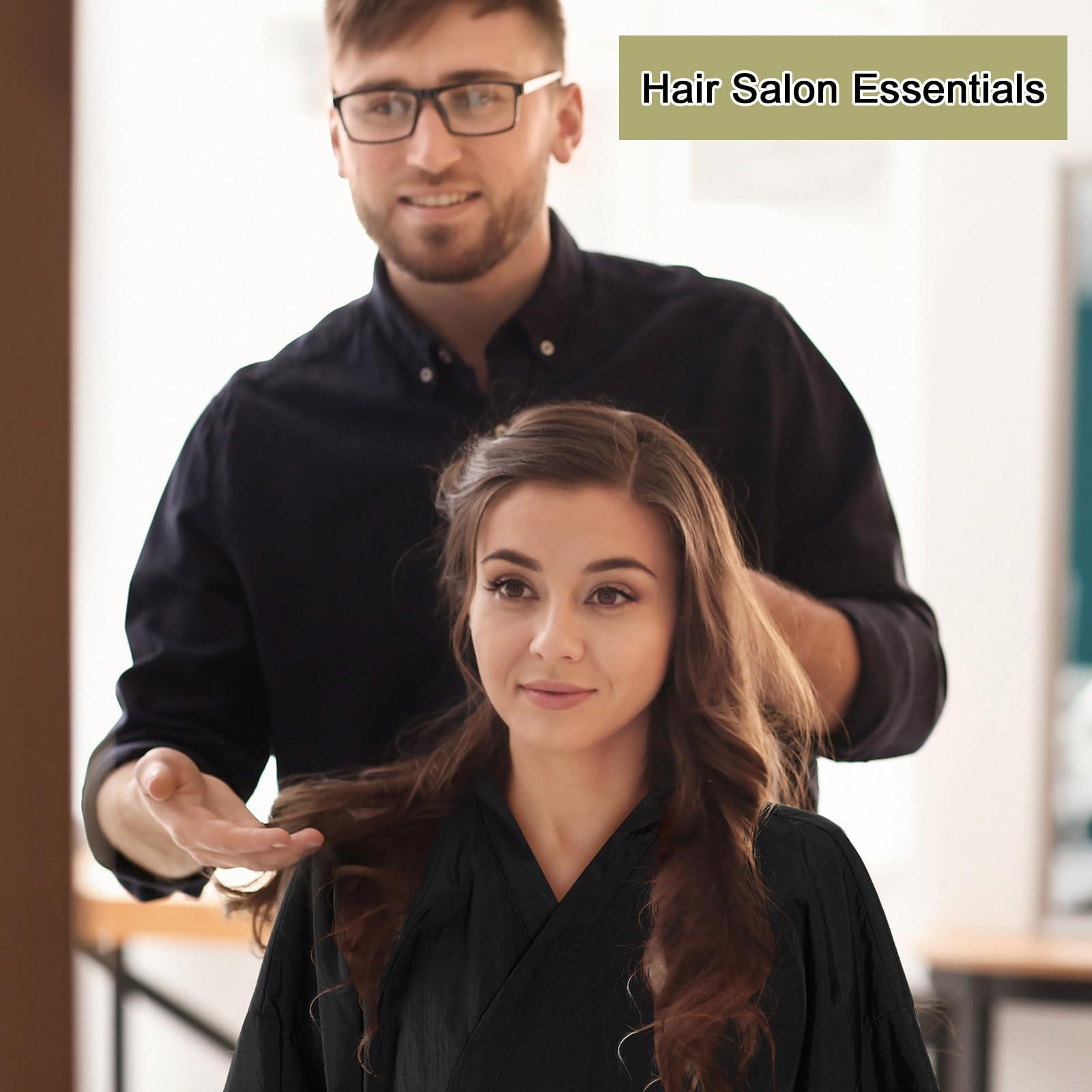 Toulite Toulite 20 Pcs Salon Smocks for Clients Salon Robes Hair Salon Smocks Salon Client Gown Robes Cape for Men Women(Classic)