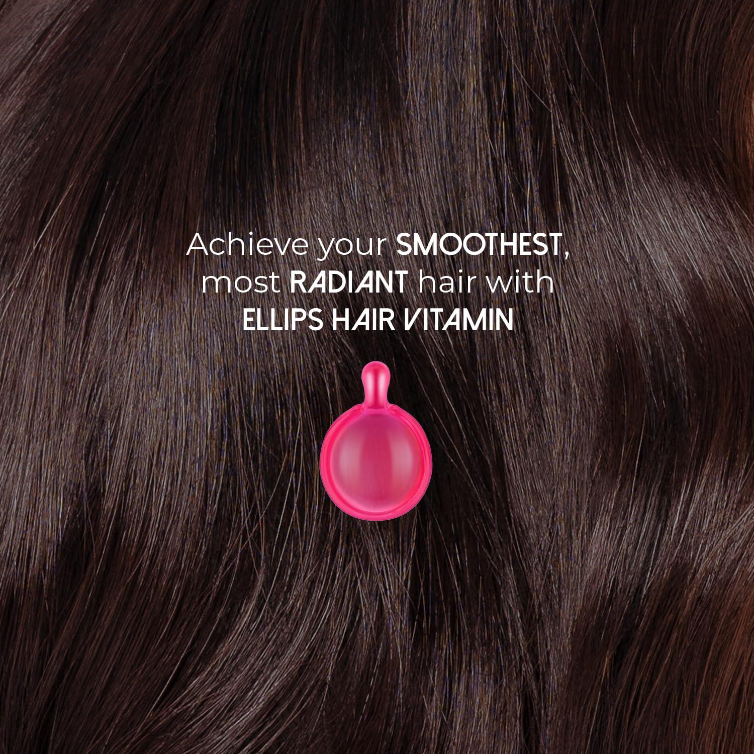 Ellips Ellips Hair Vitamin Hair Treatment, 50 Capsules - Hair Oil & Heat Protectant for Frizzy Hair - Support Healthy Shiny Hair