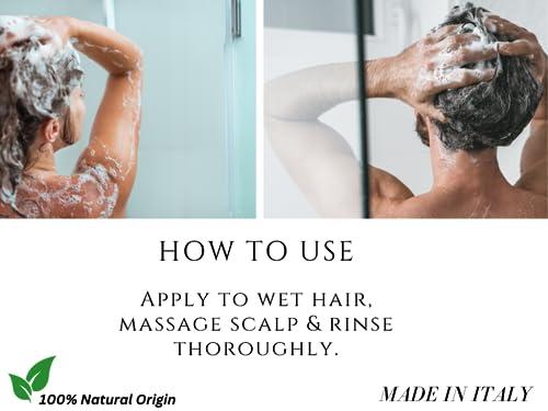 ZAIN1.618 Natural Hair growth Shampoo With Snail Mucin, Rosemary, Biotin, Niacinamide, Castor oil and Caffeine.(Mimosa, 8.45 oz) pH Level 5.2