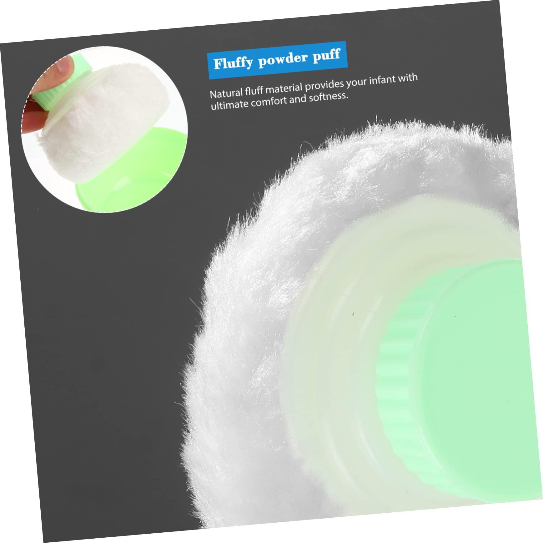 Beatifufu Beatifufu Child Powder Puff Box Set 2 Empty Containers for Dusting Pressed Powder for Summer