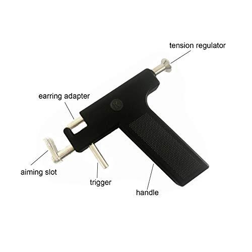 Anself Ear Piercing Gun Set Anself Ear Piercing Tool Kit Safety Lips Ear Nose Navel Body Piercing Gun Tools Set With 98pcs Earring Studs For Salon Home Pearcings Kits