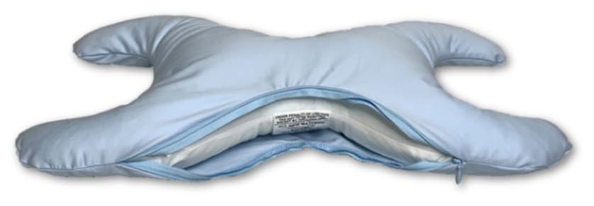 "SAVE MY FACE!" PILLOW THE ORIGINAL ANTI-WRINKLE P SAVE MY FACE! Pillow The Original Anti-Wrinkle PILLOWETTE Additional La Petite Pillowcase (Sky Blue, 500 Thread Count 100% Cotton)