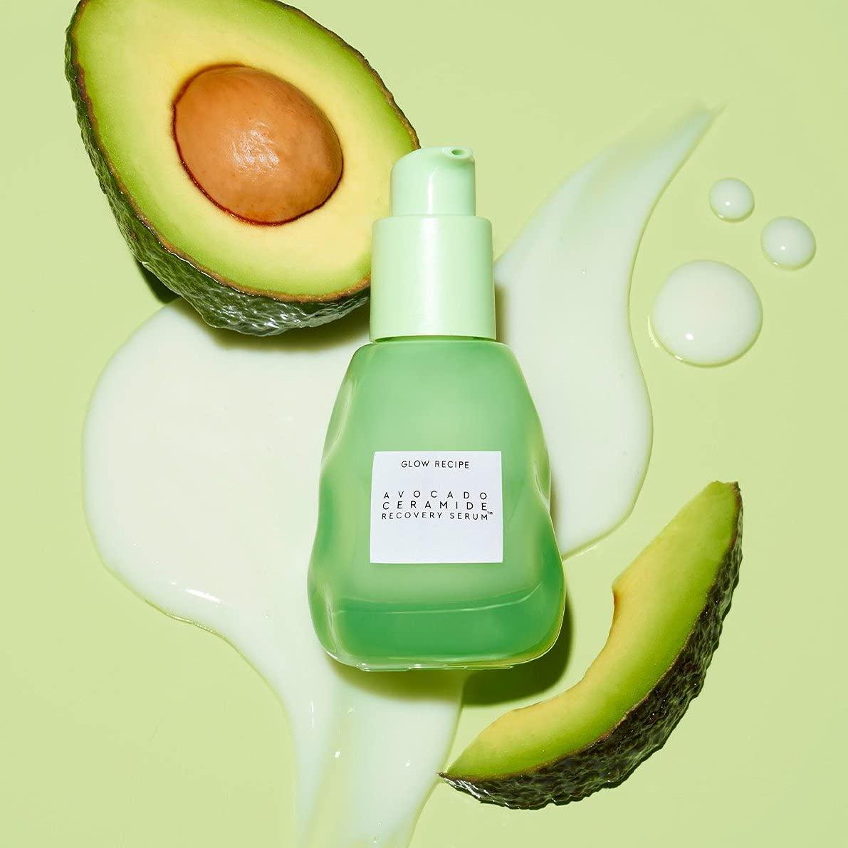 Glow Recipe Glow Recipe Avocado Ceramide Serum - Soothing, Hydrating Face Serum for Women & Men, Redness Relief & Skin Barrier Repair - Lightweight, Milky Korean Skincare for Dry, Sensitive Skin (30 ml)