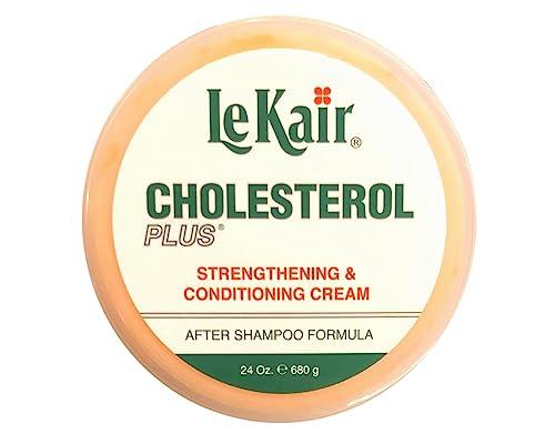 Le Kair Le Kair Cholesterol Plus Strengthening & Conditioning Cream, After Shampoo Formula 24 Oz - 4 Pack