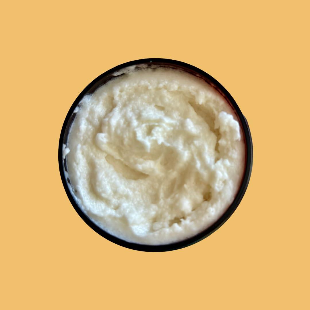 SONSHINE MINERALS Lavender Honey Goat Milk Sugar Scrub - Whipped with Coconut Milk for Silky Smooth Skin; Targets Bumpy Arms & Gentle on Sensitive Skin - Made in USA