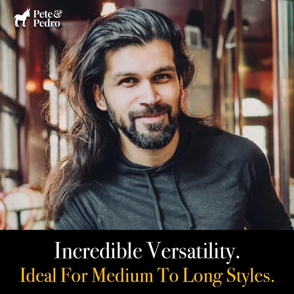 Pete & Pedro Pete & Pedro HAIR STYLING CREAM - Light Hold, Matte, Low Shine Finish Hair Product for Men, For Hairstyling Medium, Long, Wavy, Curly Hairstyles | Minimizes Frizz | Shark Tank Featured, 2 oz