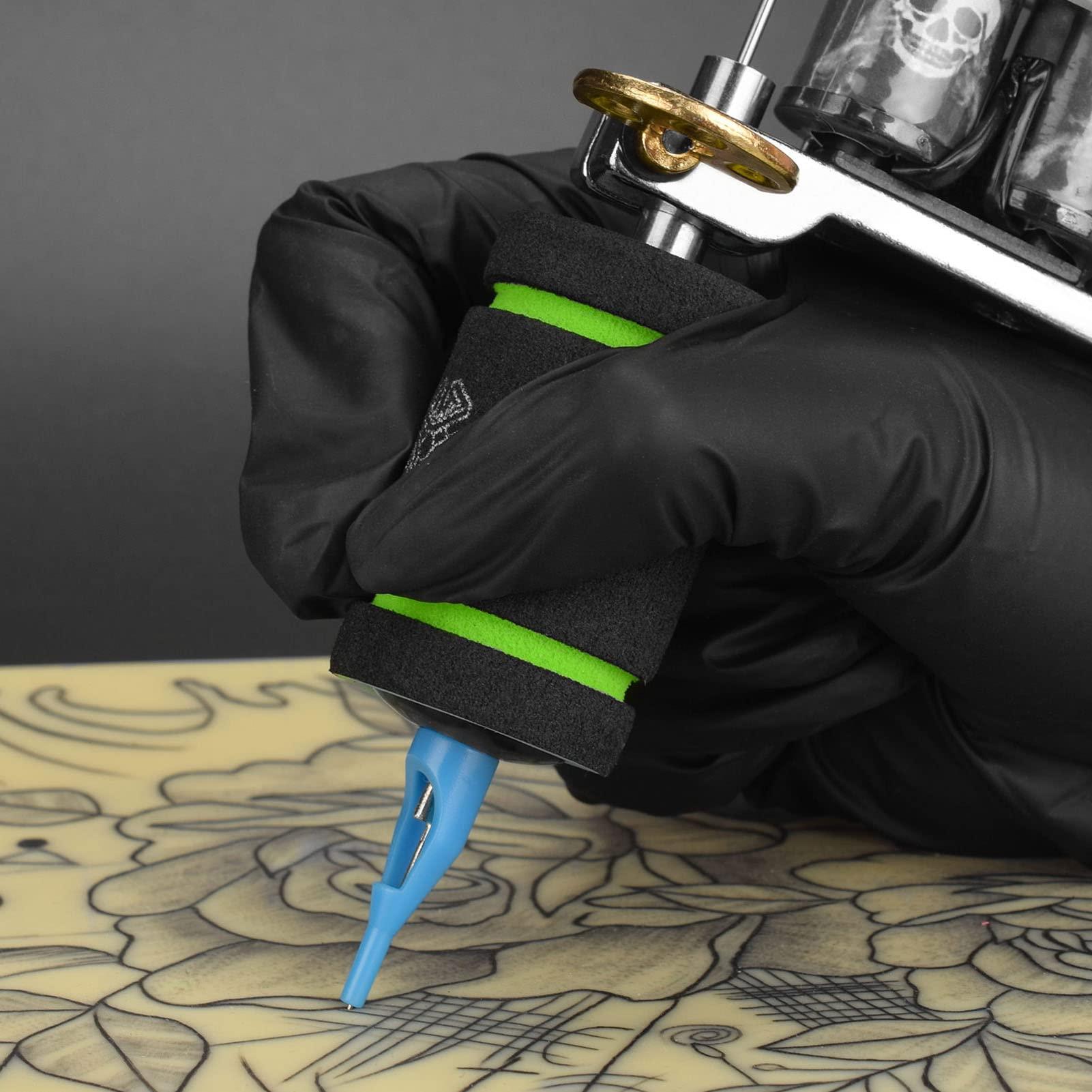 Pissente Diameter Grip Covers, 30pcs 1.2in Disposable Elastic Foam Universal Pen Grip Covers Grip Cover Pen Cover for Machine Pen