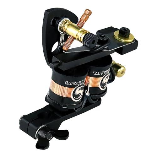 TTOOGO Coils Tattoo Machine for Beginners,Beginner-Friendly Coils Tattoo Machine: Master The Art of Tattooing with Precision And Ease,Brown
