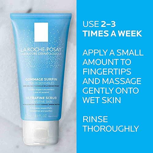 La Roche-Posay La Roche-Posay Ultra-Fine Scrub for Sensitive Skin, Gentle Exfoliating Face Wash with Ultra-Fine Pumice Particles to Remove Dead Skin