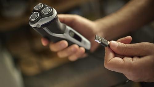 Philips Norelco Philips Norelco Shaver 3900, Rechargeable Wet & Dry Electric Shaver with Pop-up Trimmer, Charging Stand, Travel Storage Pouch, Protective Cap, Space Gray, S3341/92