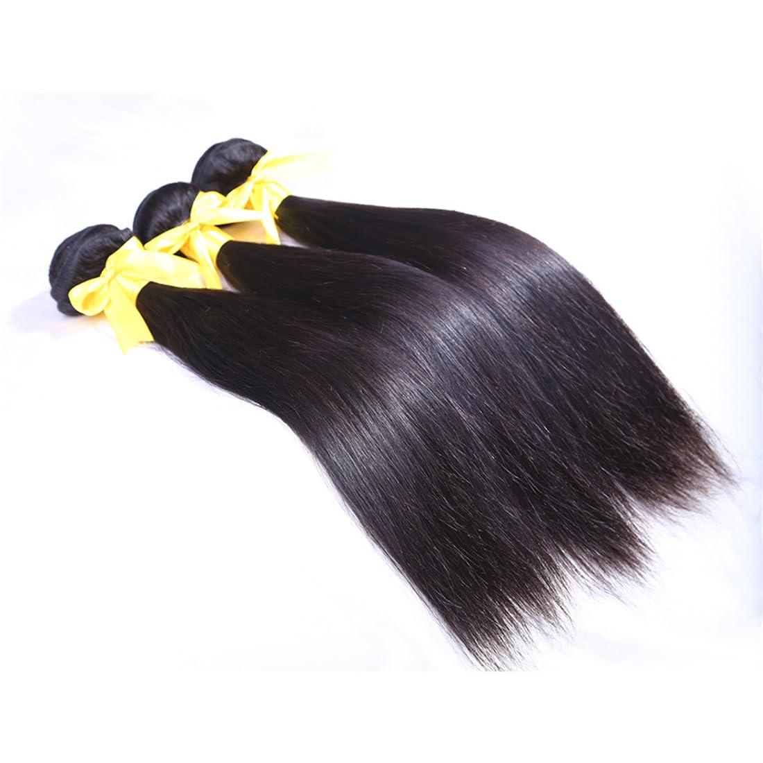 Remanbo Brazilin straight human hair Black Hair Extension One Piece for Hair Loss For Woman (28inch)