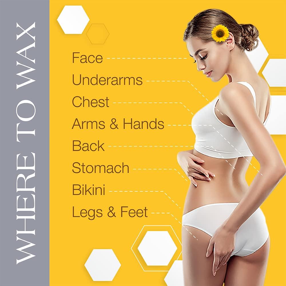 GiGi GiGi Multi-Purpose Hair Removal Wax Warmer Kit, 14 oz AND Satin Smooth Zinc Oxide Hair Removal Wax 14oz.