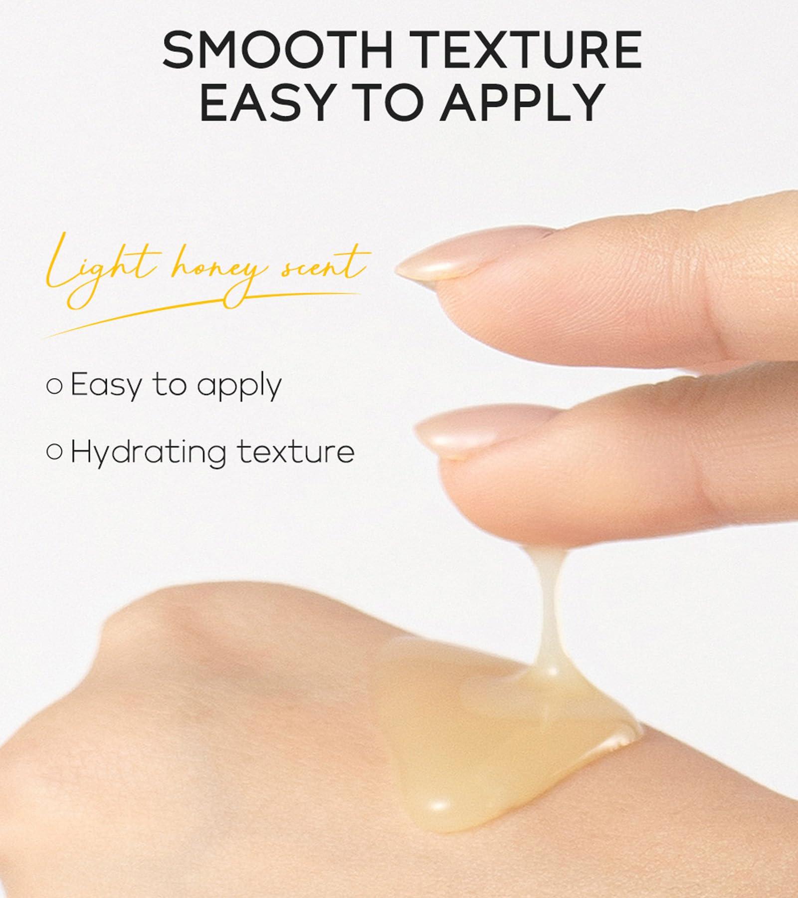 Inkjoy Honey Peel Off Mask,Deep Moisturizing Milk Honey Peel Off Hand Wax,Hydrating Exfoliating Hand & Foot Peeling Mask,Hand Moisturizing Gloves,Nourishing Brightening Serum for Dry Rough Skin for Women