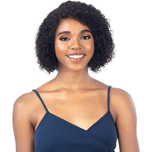 Naked Wig Freetress Naked Brazilian Natural Human Hair Premium Lace Front 5\" R-Part Wig DELLA (NATURAL/DK)