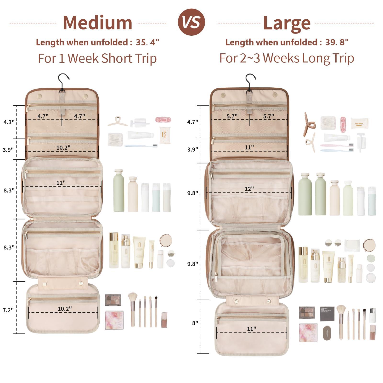 PACKISM PACKISM Hanging Travel Toiletry Bag and TSA Approved Clear Bag, Bundle Sales