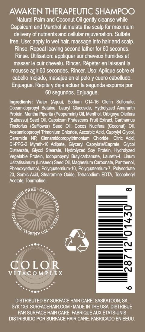 Surface Hair Surface Hair Awaken Therapeutic Shampoo, 2 Fl. Oz (Pack of 1)