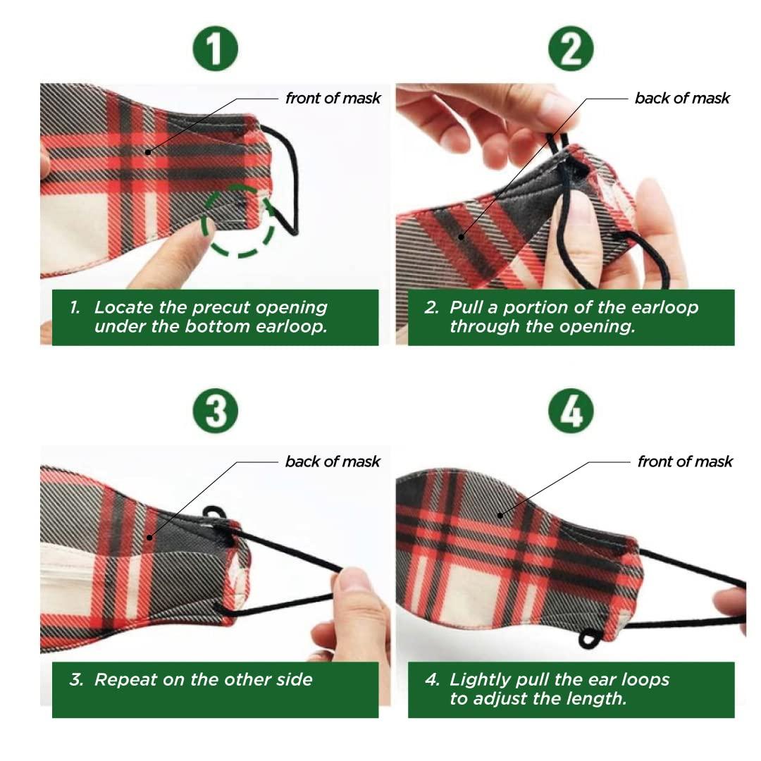 Posh KF94 Mask Posh KF94 Mask [Pack of 10 Holiday Special - Adult (H02) (MADE IN KOREA)