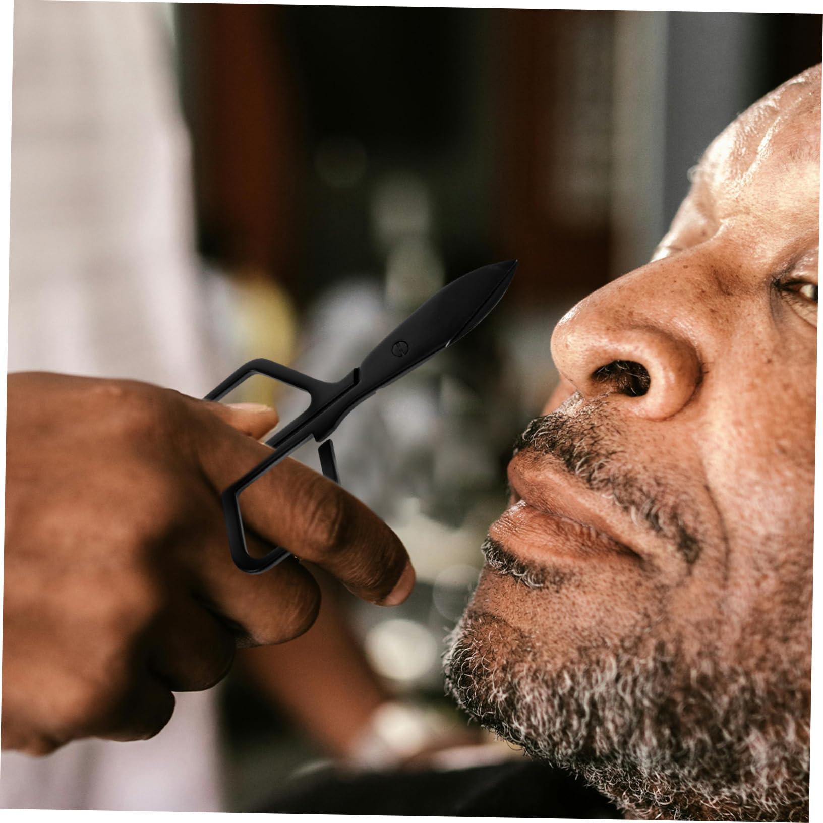 SKISUNO SKISUNO Sturdy Nasal Hair Scissors for Men Small Hair Scissors Round Tip Easy-to-Clean Nose Hair Removal Scissors