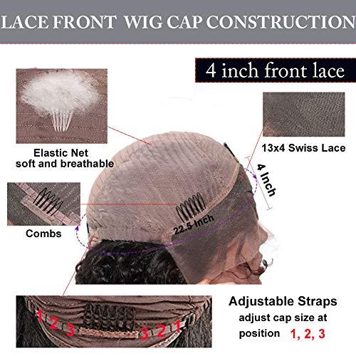 Wig Slayer Highlight Straight Lace Front Wigs Human Hair with Baby Hair Deep Part 13x6 Lace Front Human Hair Wigs for Black Women Pre Plucked Full Lace Wigs (22 inch, 13x4 Lace Front Wig)