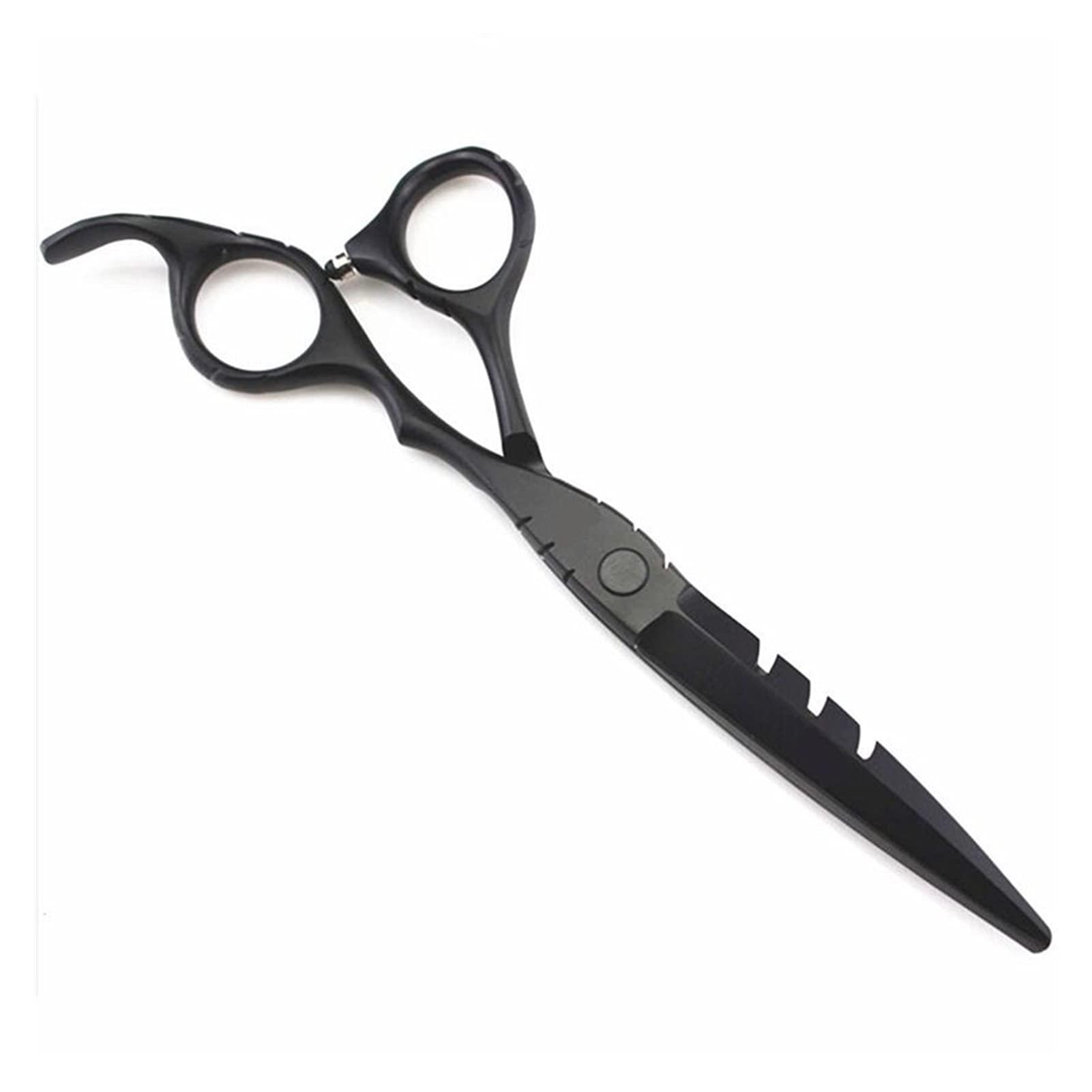 AMREWQYL zwart Barber Scissors, Hair Thinning Scissors, Barber Scissors, Hairdressing Scissors Hair Cutting Shears