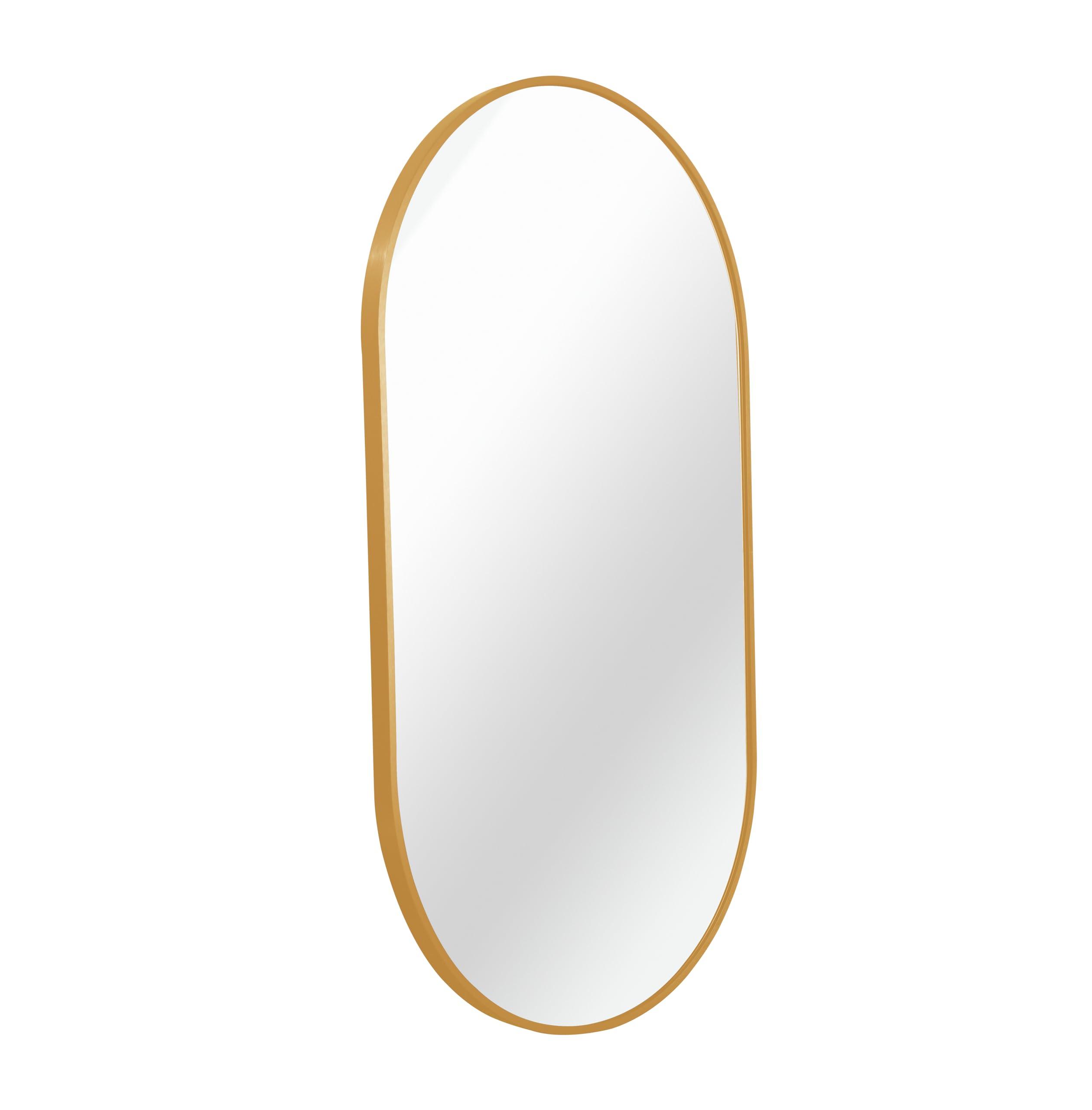 Generic Gold 20 * 33IN Pill Shaped Mirror