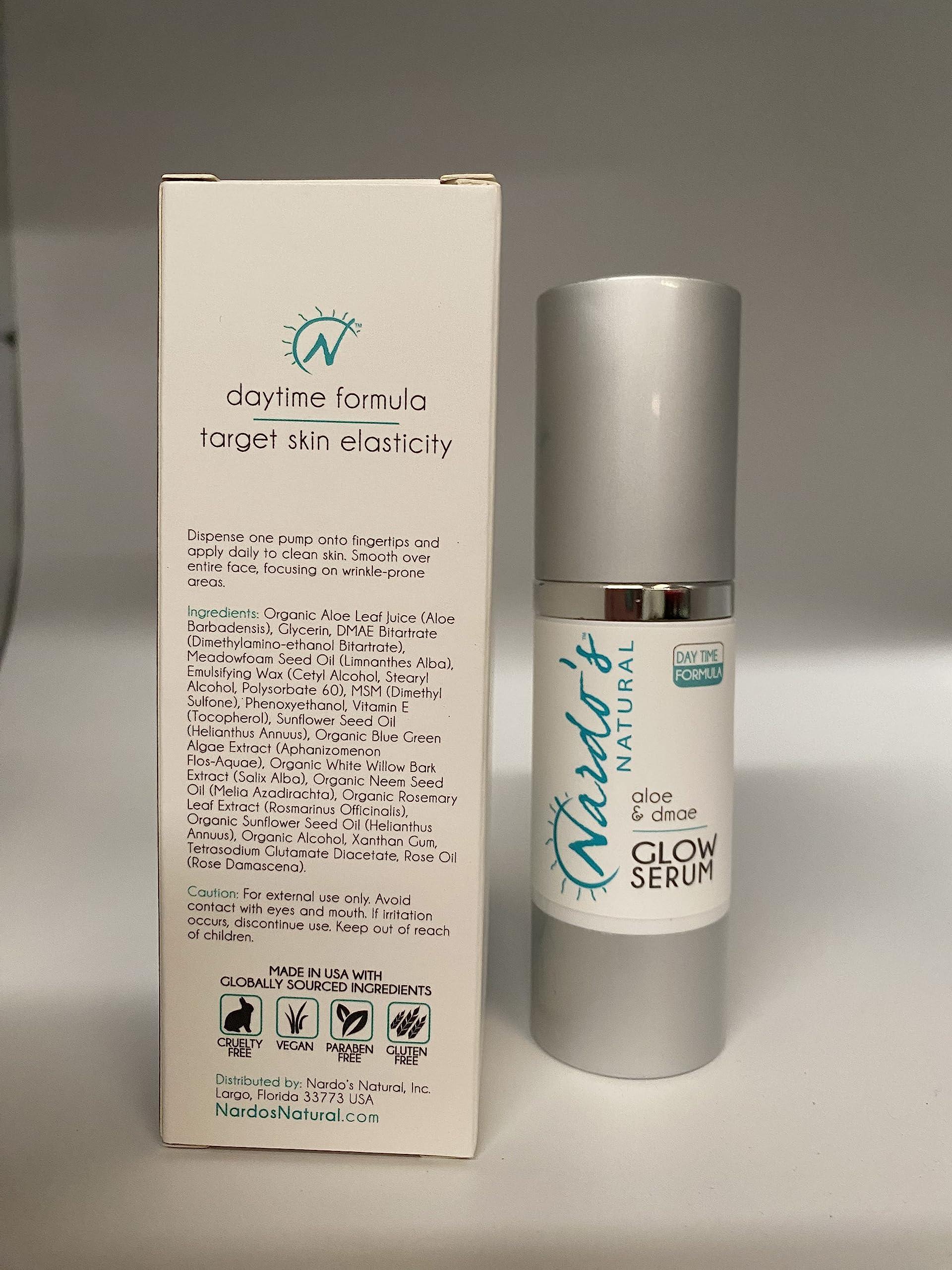 Nardo's Natural Nardo's Natural Facial Glow Serum for Face Vitamin E Oil, Skin Brightening, Anti-Aging, Wrinkles, Vegan Hydrating Face Serum for Women (1oz, Pack of 1)