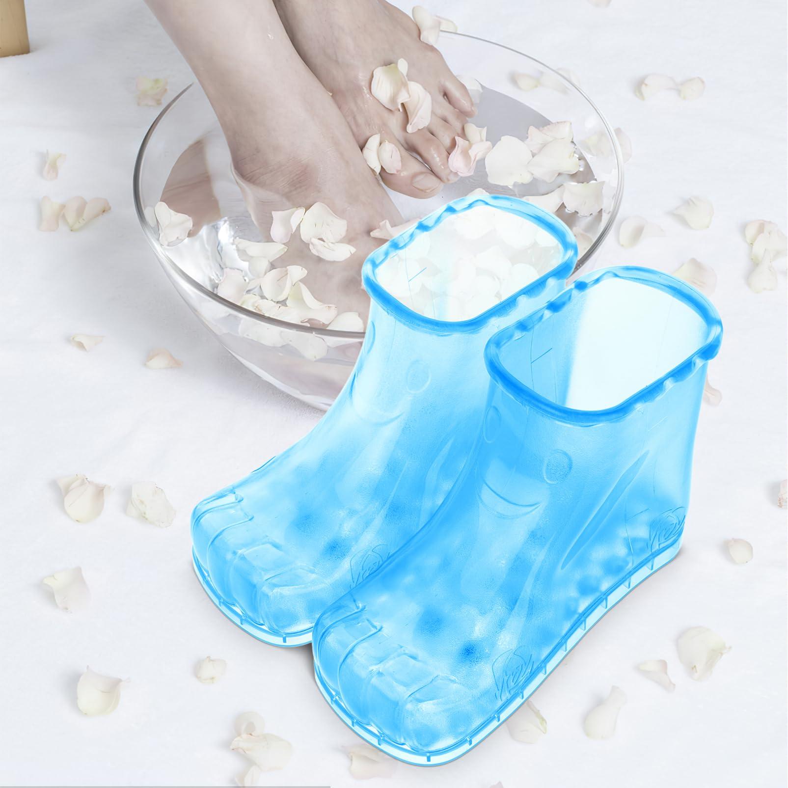 Healeved Healeved Massage Foot Bath Shoes Foot Soaking Bath Basin Foot Soak Tub Foot Soaker Foot Spa Shoes Pedicure Bucket for Home A