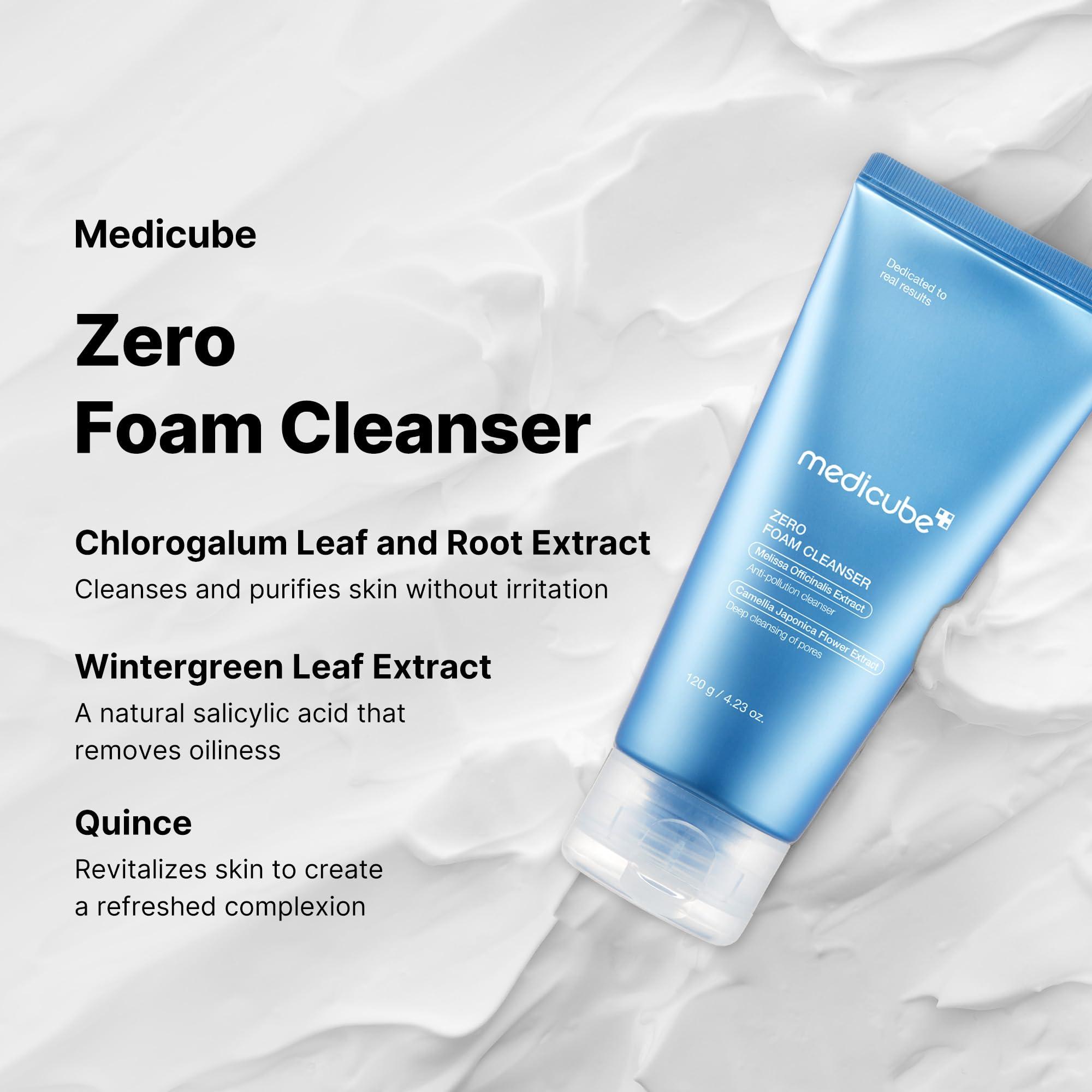 Medicube Medicube Zero Foam Cleanser for Sensitive Skin - Sebum Control, Moisture Balance, and Pore Minimization | Korean Skincare
