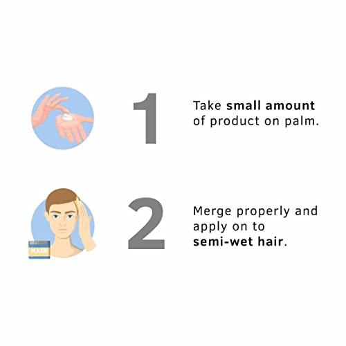 Generic Generic USTRA,A Hair Cream for Men - 100g - For Daily Use with Light Hold- Style & nourishment | Wheat Germ Oil | Wild Flax Seed Extracts | Moisturizes Hair | Non-sticky, Sulphate & Paraben FREE