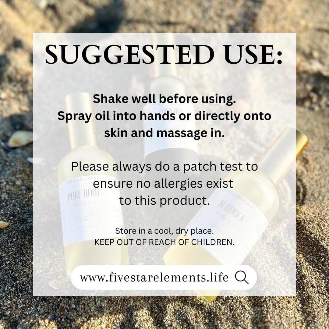 Five Star Elements Five Star Elements Poke Root Oil, Clear