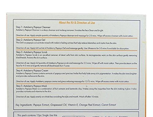 ASTABERRY Astaberry Papaya Facial Kit- Set Of 5
