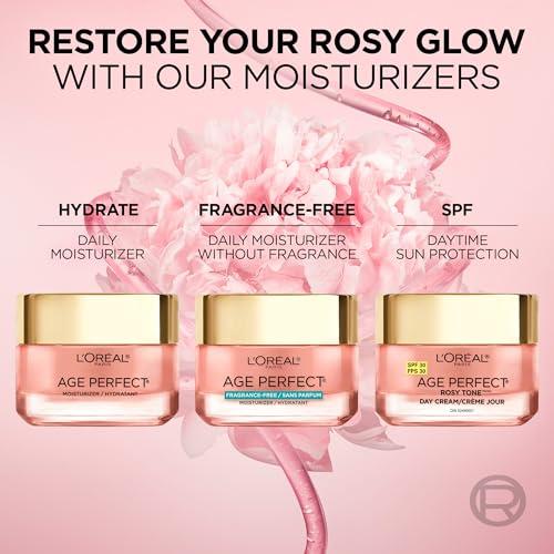 L'Oréal Paris L\'Oreal Paris Age Perfect Rosy Tone Anti-Aging Face Moisturizer, Renew & Revive Healthy Tone, 1.7 oz