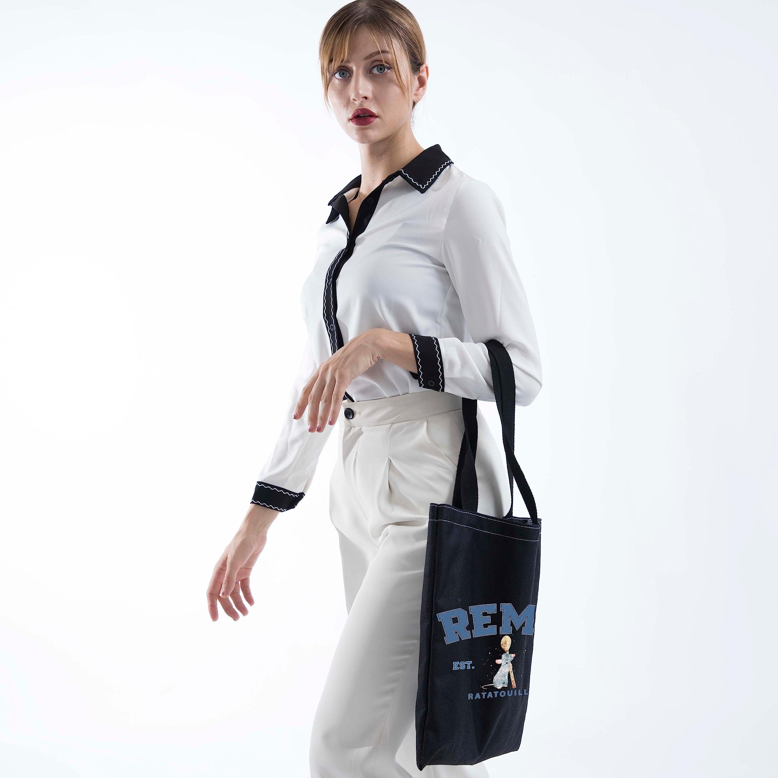 FOTAP Remy Quote Cosmetic Bag Rat Fans Gift Remy Est. 2007 Zipper Pouch Makeup Bag Mouse Chef Make Up Bag (REMY BLK TOTE)