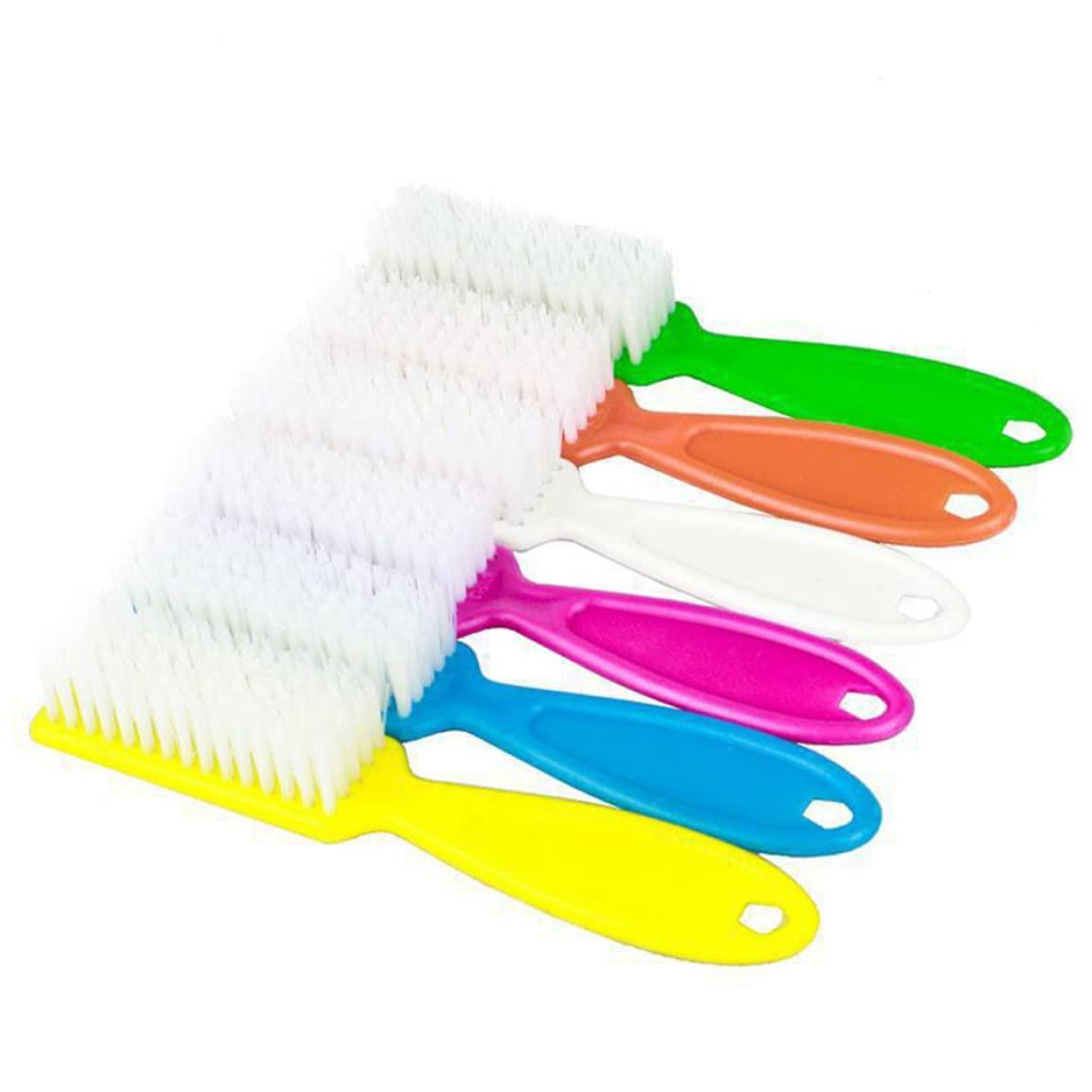 Jorzer Nail Brushes Nail Scrub Brushes Fingernail Scrubber Nails Cleaner with Long Handle Mixed Colors Nail Brushes 10 Pcs Assorted Color.