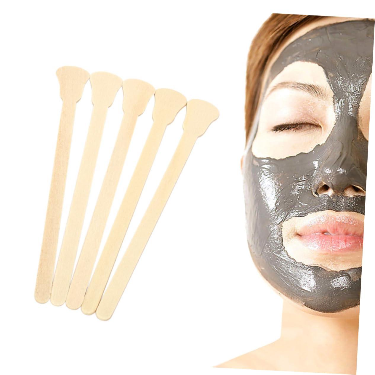 FOYTOKI FOYTOKI 100pcs Wax Rods Eyebrow Waxing Spatulas Wax Sticks for Hair Removal Salon Wax Spatula Beauty Accessroies Reusable Wax Spatula Body Wax Spatula Waxing Spatulas Boots