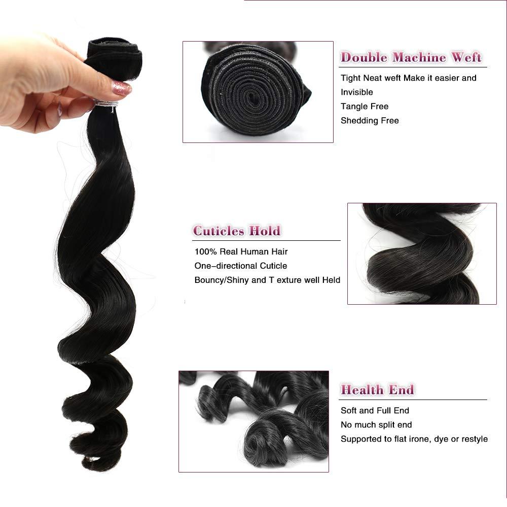 SINGA HAIR SINGA HAIR Straight Wet and Wavy Brazilian Hair Weave Bundles 100% Human Hair Extensions US (18\'\'(LW), Natural)