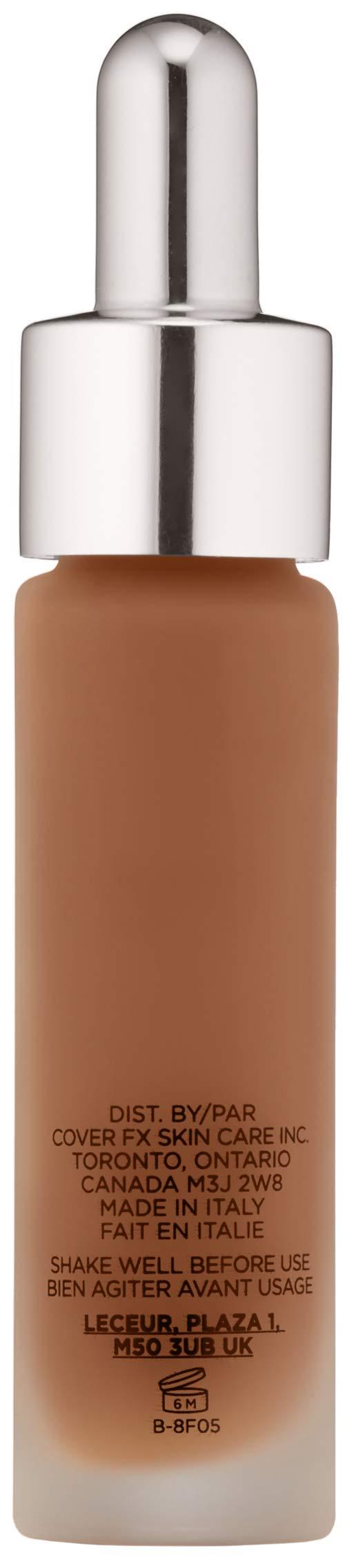 Cover FX COVER FX Custom Cover Drops, Multi-Use Shade-Adjusting Liquid Foundation and Concealer Makeup, Vegan & Cruelty-Free Lightweight Skin Enhancer, 0.25 Fl Oz, N Deep 3