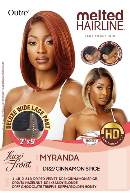 Outre Outre melted Hairline Lace Front Wig Deluxe Wide Lace Part 2x5 HD Transparent Lace MYRANDA (DR2/CINSP)