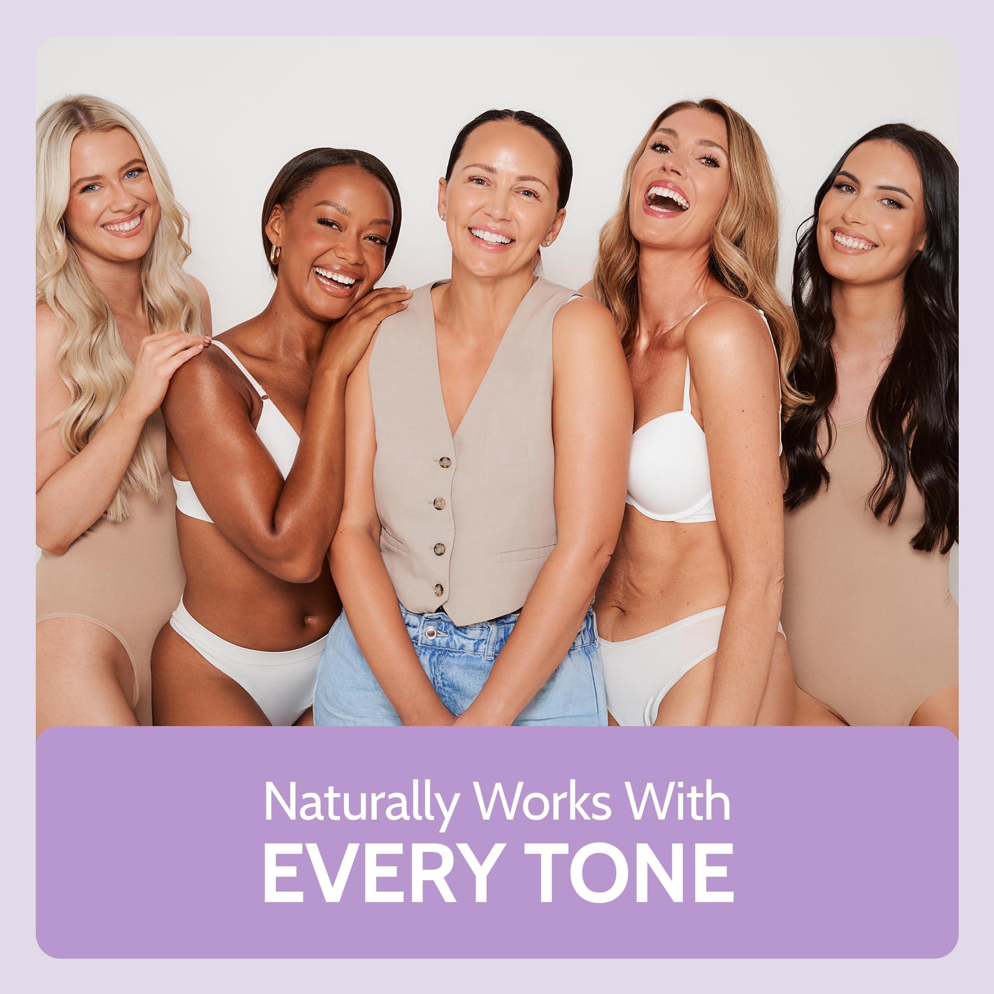 Fake Bake Fake Bake Flawless Darker Self-Tanning Liquid Streak-Free, Long-Lasting Natural Glow For All Skin Tones - Sunless Tanner Includes Professional Mitt For Easy Application, Black Coconut Scent - 6 oz